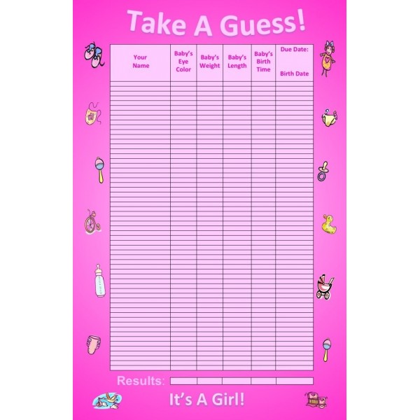 Bundle Boards GIRL1O60 Guessing Keepsake