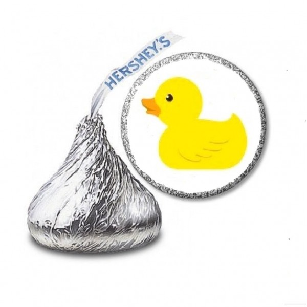 Rubber Duckie Stickers Hersheys Candies