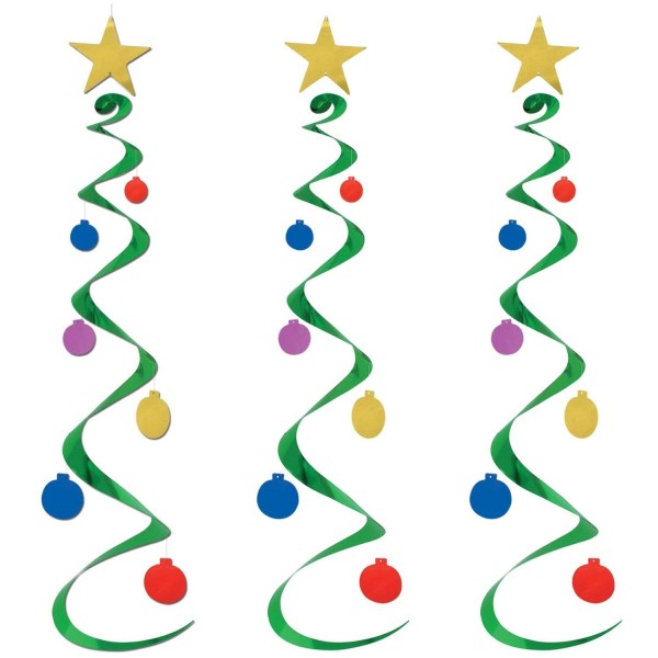 Christmas Tree Whirls 3 Pkg