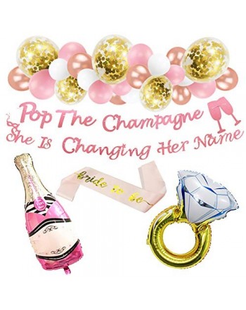 Aiernuo Bachelorette Decorations Confetti Champagne