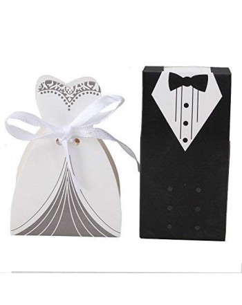 IGBBLOVE 100Pcs Wedding Tuxedo Favor