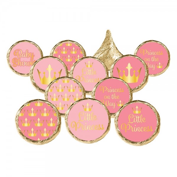 DISTINCTIVS Princess Shower Favor Stickers x