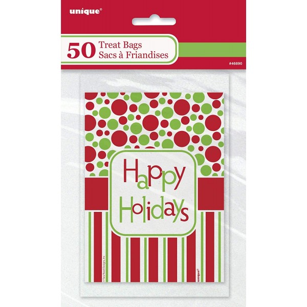 Happy Holidays Treat Bags 50ct