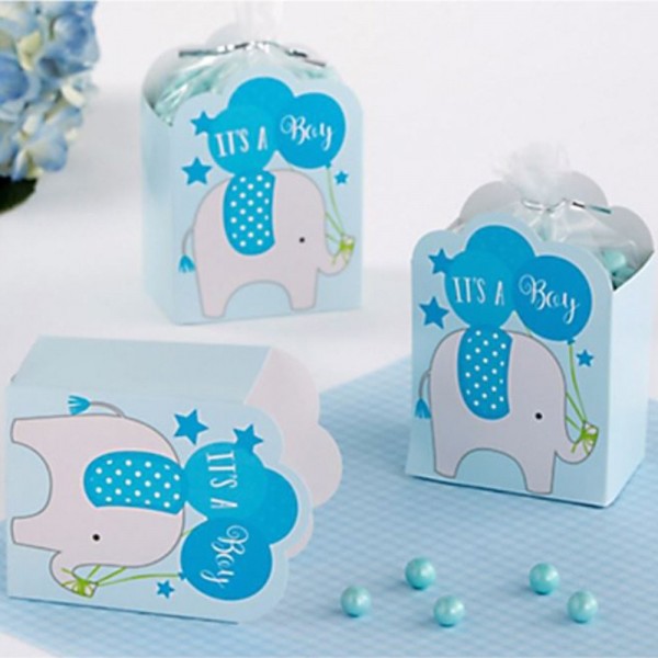 Baby Shower Elephant Favor Twist