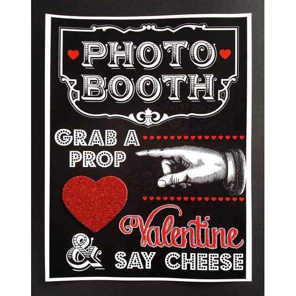 Valentines Photo Booth Printed Stock