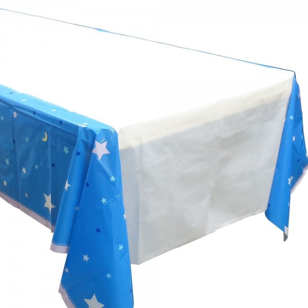 Twinkle Tablecovers Showers Blue Supplies