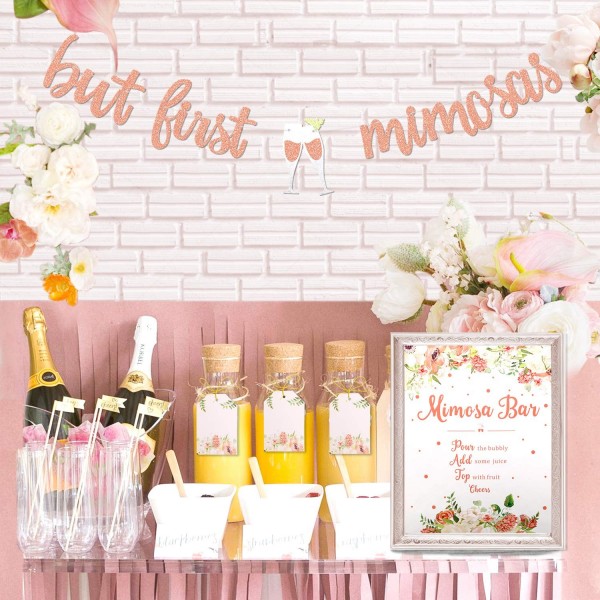 Mimosas Decorations Wedding Engagement Birthday