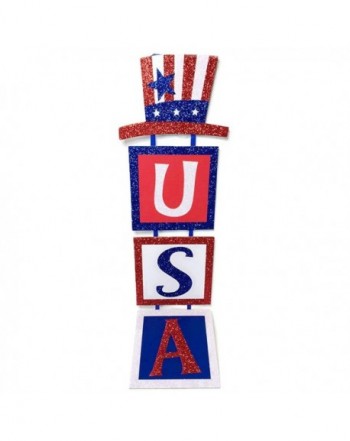 Patriotic Hanging Glitter Wall Decoration