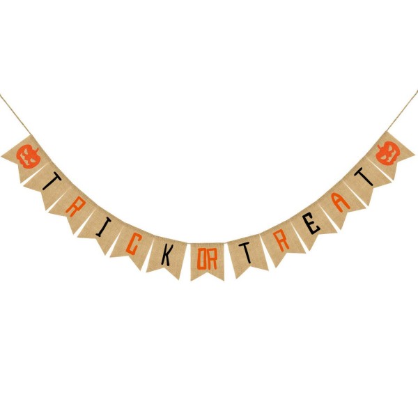 Banner Burlap Halloween Decorations Supplies Banner Burlap Halloween Decorations Supplies