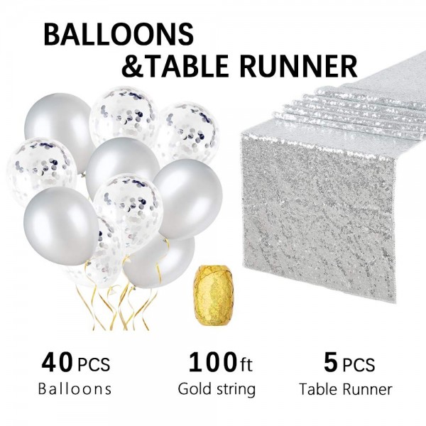 Balloons Confetti Birthday Decoration QueenDream