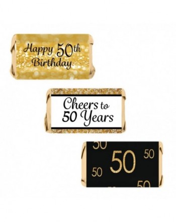 Birthday Party Miniatures Wrapper Stickers