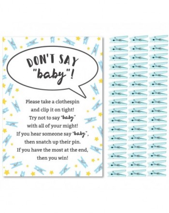 Dont Baby Shower Clothespin Clothespins