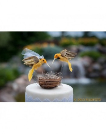 Hummingbird Cake Topper Humming Sunshine