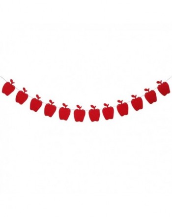 Felt Apple Garland Banner Decorations