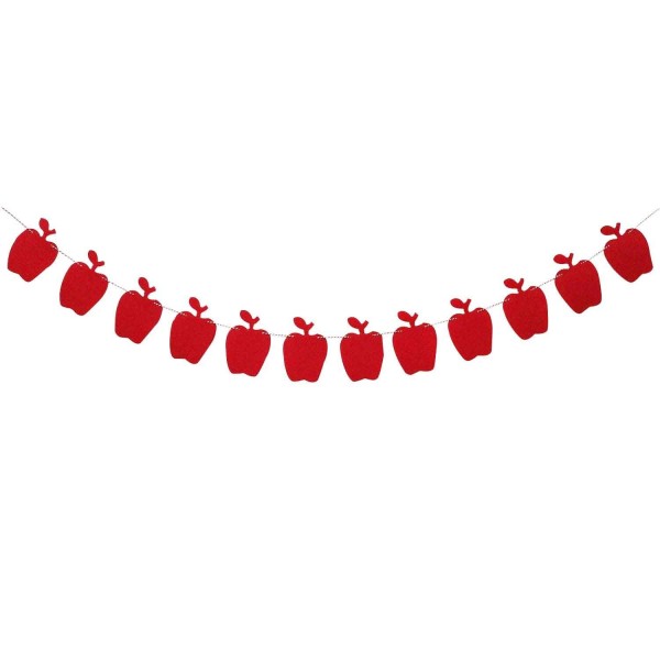 Felt Apple Garland Banner Decorations Felt Apple Garland Banner Decorations