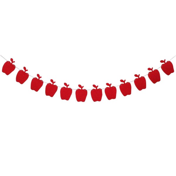 Felt Apple Garland Banner Decorations