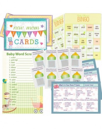 Multiple Baby Shower Games Set