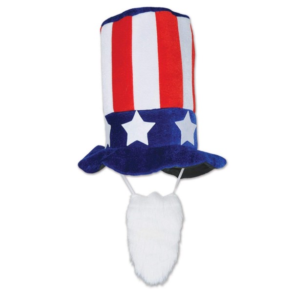 Beistle Plush Patriotic Beard White