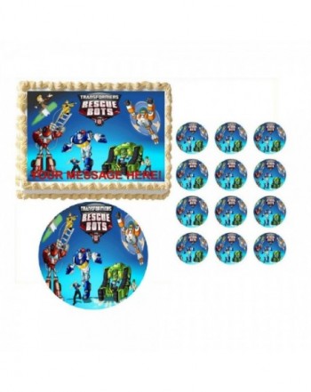 Transformers Birthday Edible Topper MESSAGE