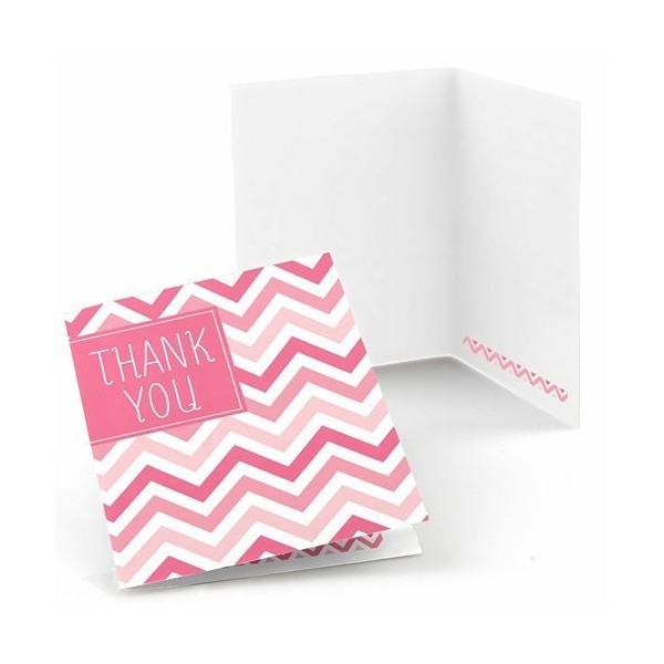 Big Dot Happiness Chevron Pink