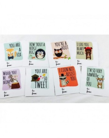 Woodland Friends Hipster Valentines Included