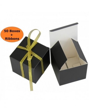 Small Gift Boxes Party Favor Box BLACK (2