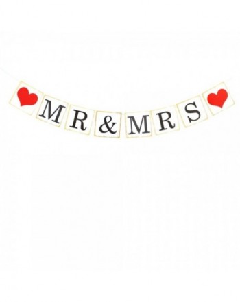 Banner Bunting Wedding Bridal Decoration