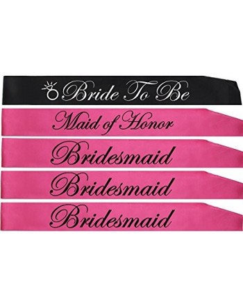 BACHELORETTE PARTY SASH SET PINK