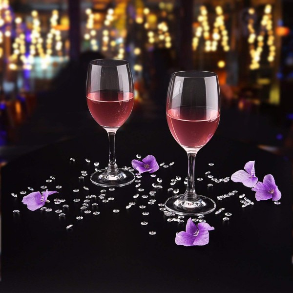 5000 Pack 6 mm Clear Acrylic Diamond Scatters Crystal Table Confetti ...