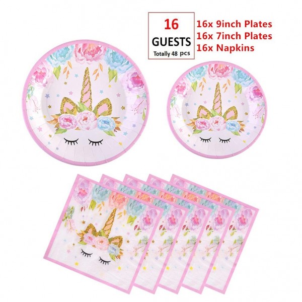 Unicorn Supplies Dessert Napkins Birthday Unicorn Supplies Dessert Napkins Birthday