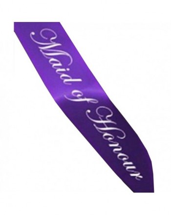 Maid Honor Sash Purple Bachelorette