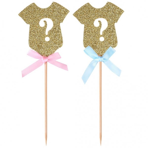 DSSY Glitter Cupcake Toppers Decorations