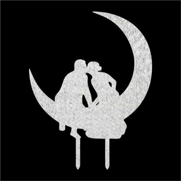 Fairytale Topper Wedding Silhouette Acrylic