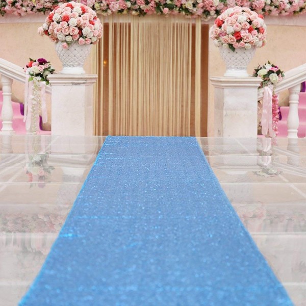 TRLYC Wedding Marriage Ceremony Runner Turquoise