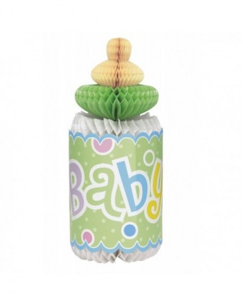 Bottle Shaped Polka Shower Centerpiece Decoration