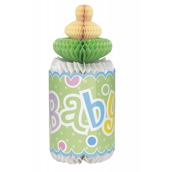 Bottle Shaped Polka Shower Centerpiece Decoration