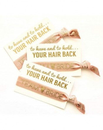 Hair Favors Bride Bachelorette Peach