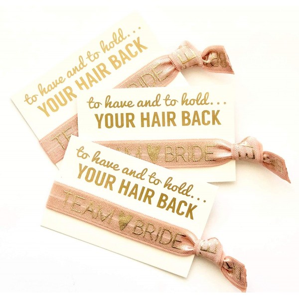 Hair Favors Bride Bachelorette Peach