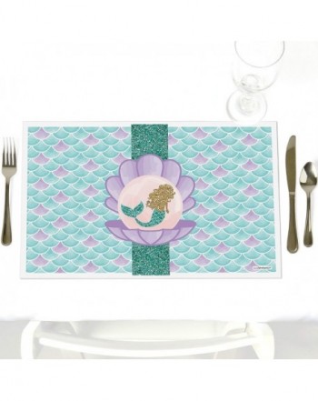 Lets Be Mermaids Decorations Placemats