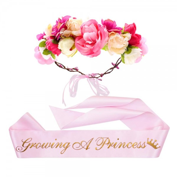 Growing Princess Sash Flower Crown
