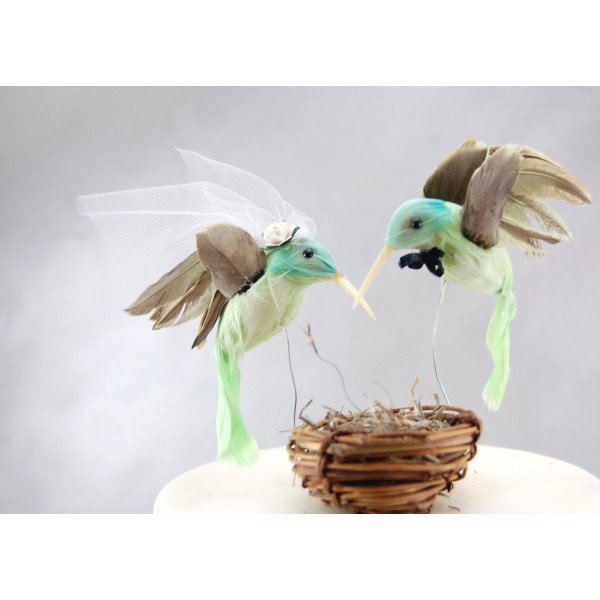 Hummingbird Cake Topper Humming Wedding