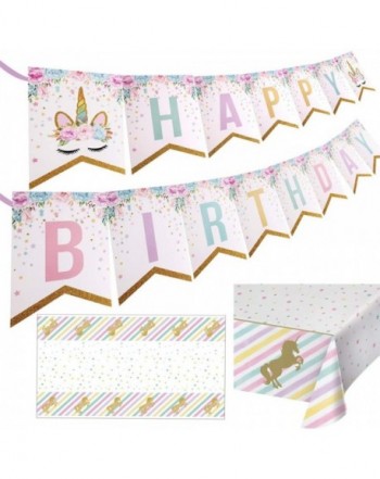 Supplies Birthday Tablecloth Tablecover Magical