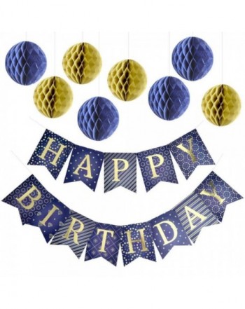 Enfy Birthday Banner Decorations Tissue