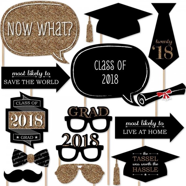 Graduation Party Photo Booth Props