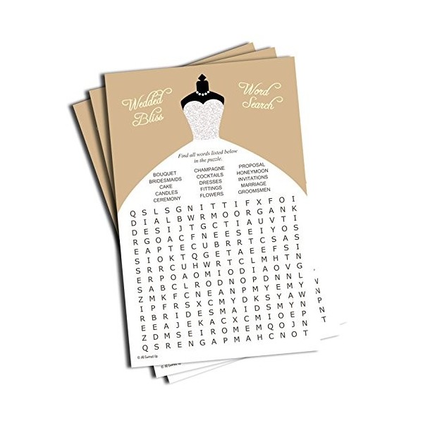 Wedding Word Find Search Game