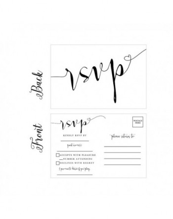 Postcards Envelopes Engagement Bachelorette Invitations