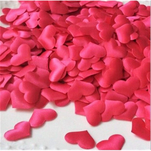 Satin Hearts Wedding Decorations valentine Day 500