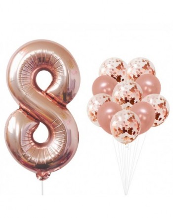 KatchOn Rose Gold Number Balloon