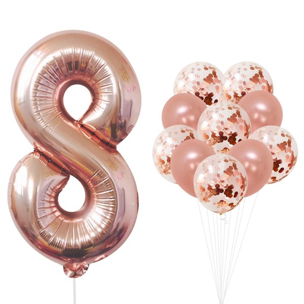 KatchOn Rose Gold Number Balloon KatchOn Rose Gold Number Balloon