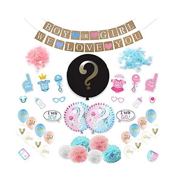 Gender Reveal Supplies Decorating PRIMEL